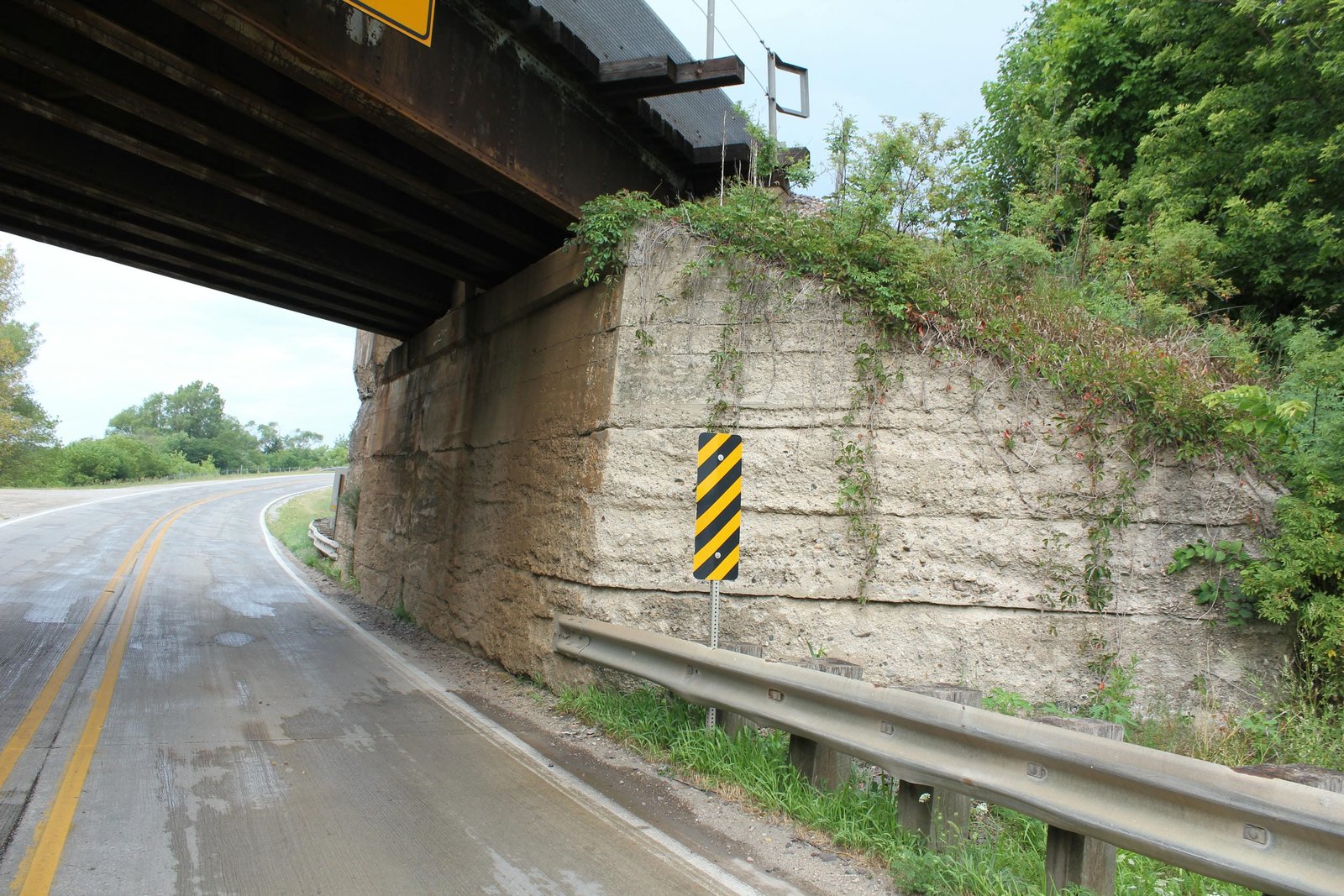 West abutment